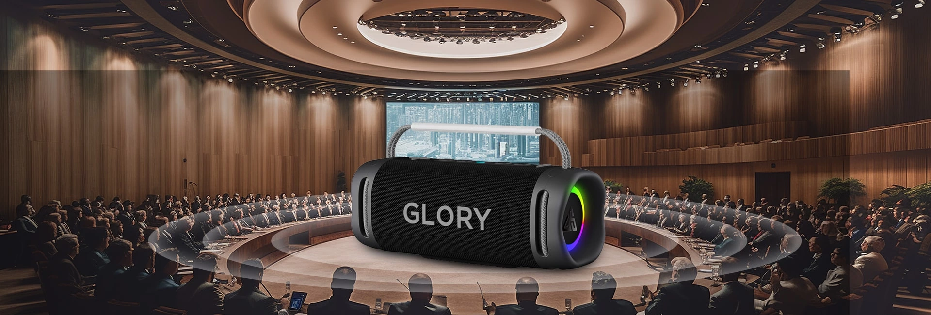 RGB Light IP67 Portable Speaker